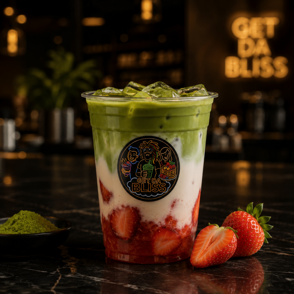 Café Frankfurt Strawberry Matcha