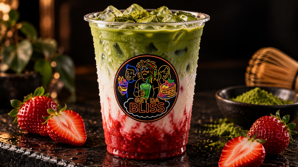 Strawberry Matcha Frankfurt bei GET DA BLISS